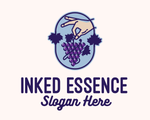 Grape Vine Harvest  logo design