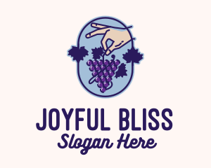 Grape Vine Harvest  logo design