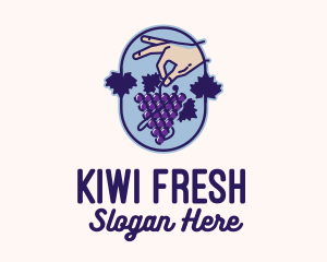 Grape Vine Harvest  logo design