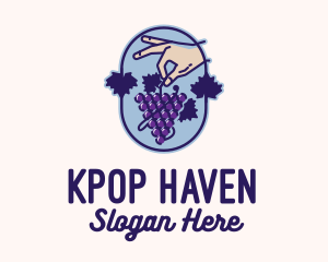 Grape Vine Harvest  logo design