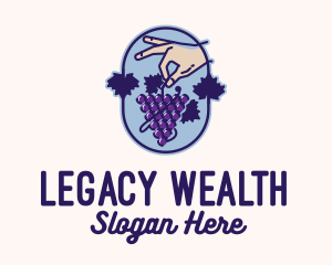 Grape Vine Harvest  logo design