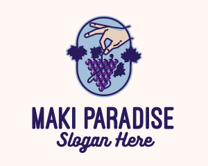 Grape Vine Harvest  logo design