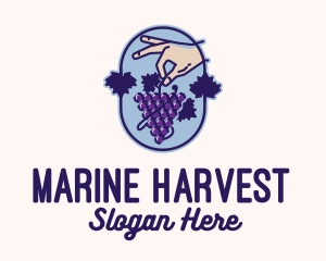 Grape Vine Harvest  logo design