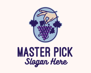 Grape Vine Harvest  logo design