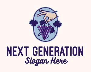 Grape Vine Harvest  logo design