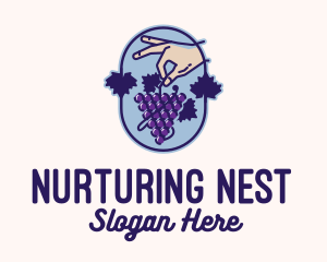 Grape Vine Harvest  logo design