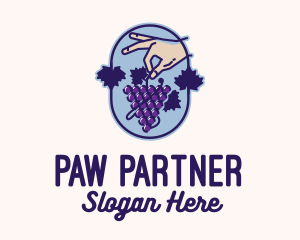 Grape Vine Harvest  logo design