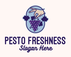 Grape Vine Harvest  logo design