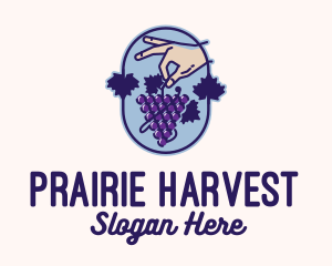 Grape Vine Harvest  logo design