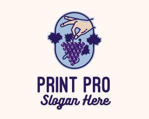 Grape Vine Harvest  logo design