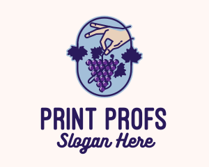 Grape Vine Harvest  logo design