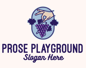 Grape Vine Harvest  logo design