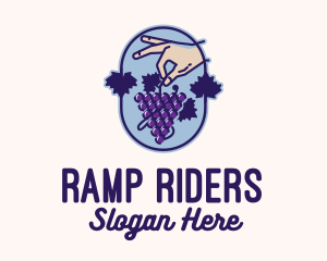 Grape Vine Harvest  logo design