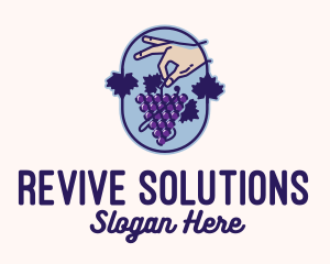 Grape Vine Harvest  logo design