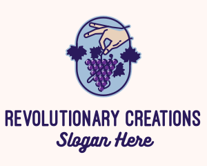 Grape Vine Harvest  logo design