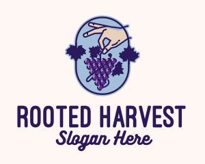 Grape Vine Harvest  logo design