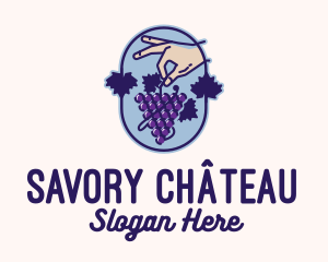 Grape Vine Harvest  logo design