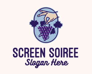 Grape Vine Harvest  logo design