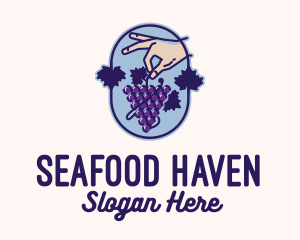 Grape Vine Harvest  logo design