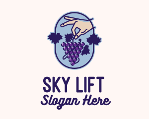 Grape Vine Harvest  logo design