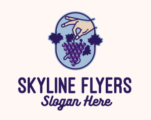 Grape Vine Harvest  logo design