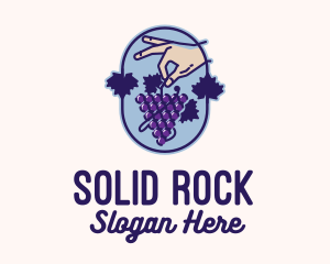 Grape Vine Harvest  logo design