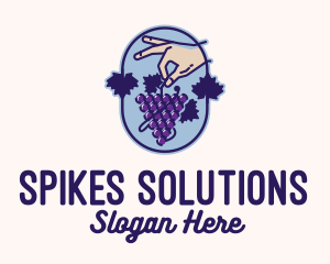 Grape Vine Harvest  logo design