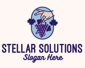 Grape Vine Harvest  logo design