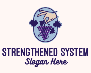 Grape Vine Harvest  logo design