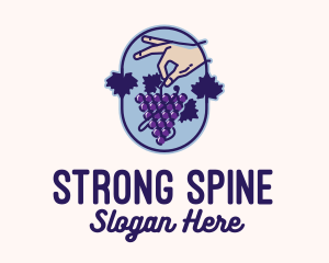 Grape Vine Harvest  logo design