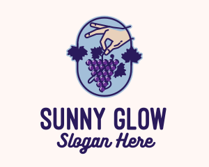 Grape Vine Harvest  logo design