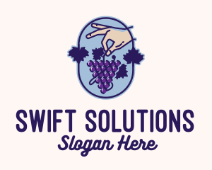 Grape Vine Harvest  logo design