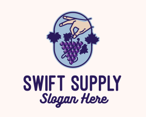 Grape Vine Harvest  logo design