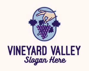 Grape Vine Harvest  logo design