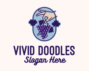 Grape Vine Harvest  logo design