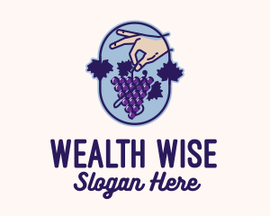 Grape Vine Harvest  logo design