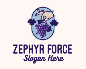 Grape Vine Harvest  logo design