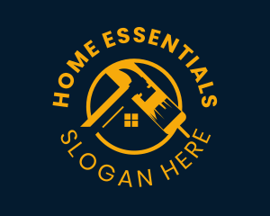 Home Renovation Emblem logo design