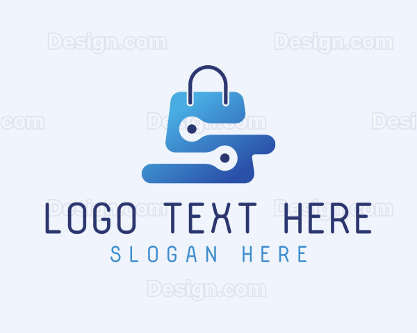 Tech Shopping Bag Logo