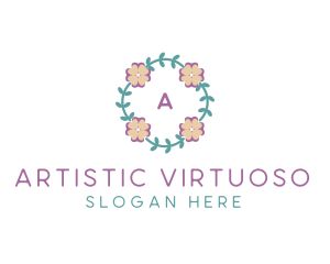 Organic Flower Garden Boutique logo design