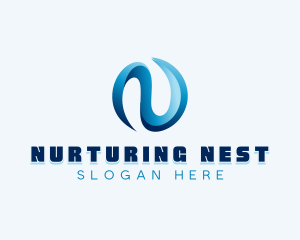 Creative Consulting Letter N logo design