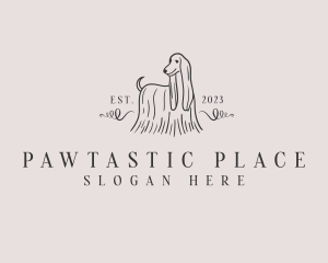 Pet Dog Grooming logo