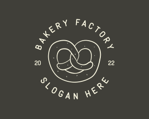 Pretzel Snack Bakery logo design