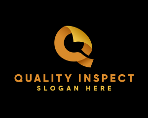 Industrial Fabrication Metalworks Letter Q logo design