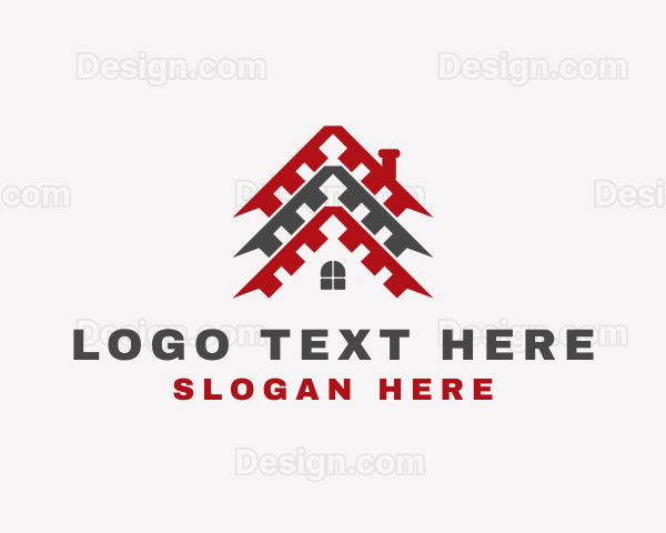 Industrial Home Roofing Logo