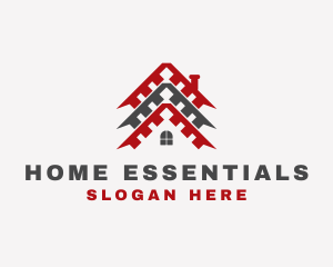 Industrial Home Roofing logo design