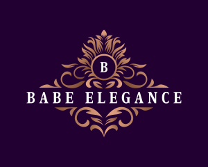 Elegant Floral Boutique logo design