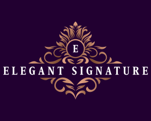 Elegant Floral Boutique logo design