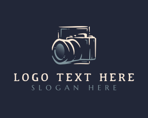 Snapshot - Photo Camera Lens logo design