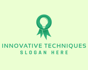 Green Innovation Award logo design